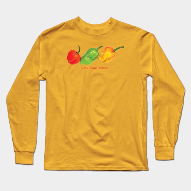 Hot Stuff Dark Long Sleeve T-Shirt by pasnthroo